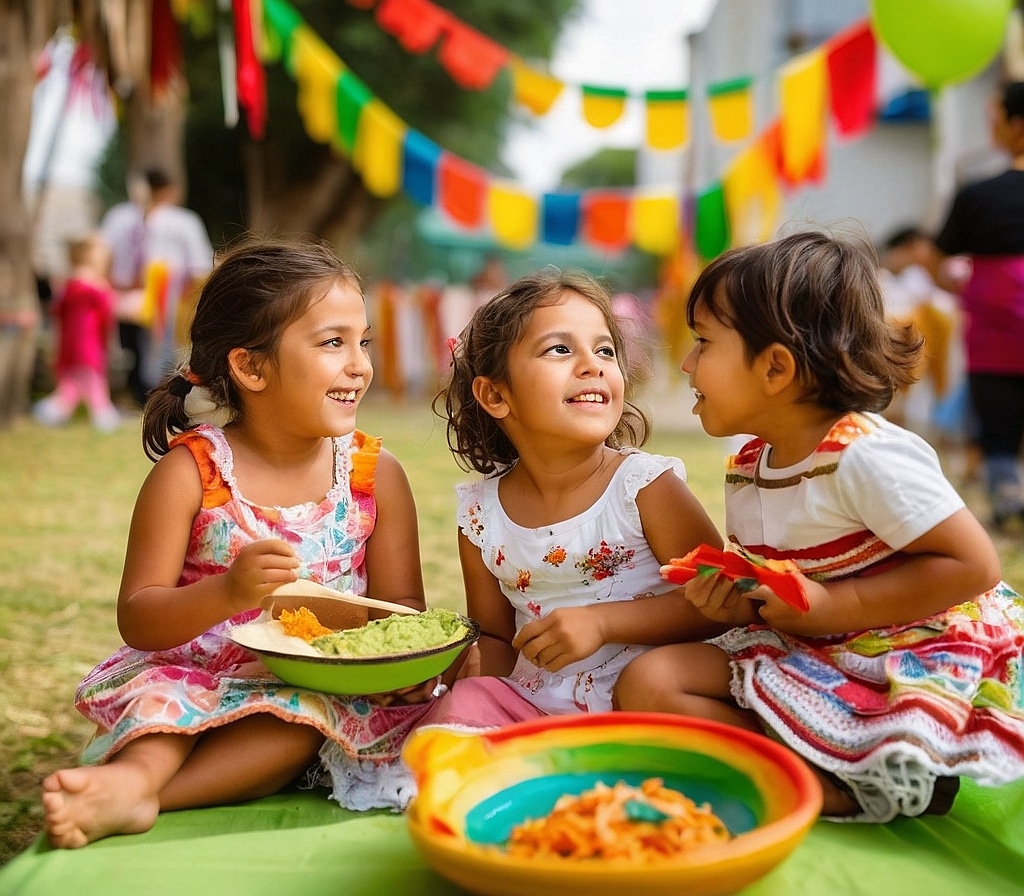 Creación de piñatas en taller.